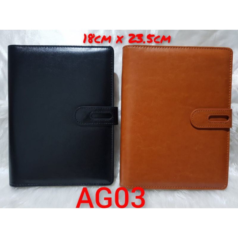 

AG 03 Agenda Kulit Exclusive / Agenda Binder Kulit / Notebook Kulit dapat dicustom Logo perusahaan