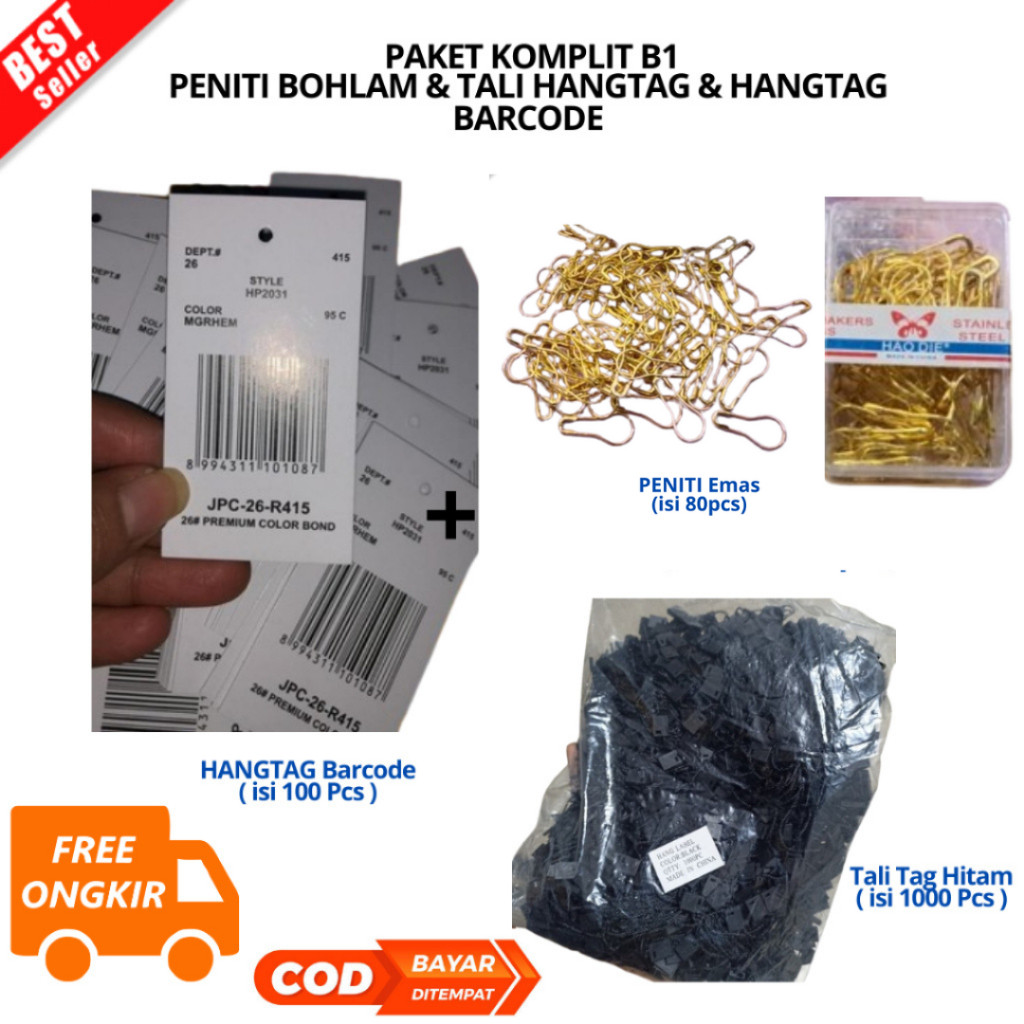 

[A0Z] BAYAR DI TEMPAT PAKET KOMPLIT(B) Peniti Hijab - Labu - Bohlam - Pear - Jilbab - Hang Tag -