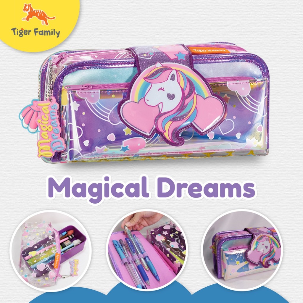 

Tiger Family Fun Time 2-in-1 Pouch - Pencil Case Anak