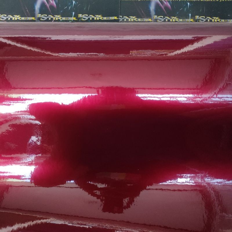 Maylikania Skotlet Merah Gelap Metalic Candy Merah Tajam Ukuran 50Cm Merek Fanci