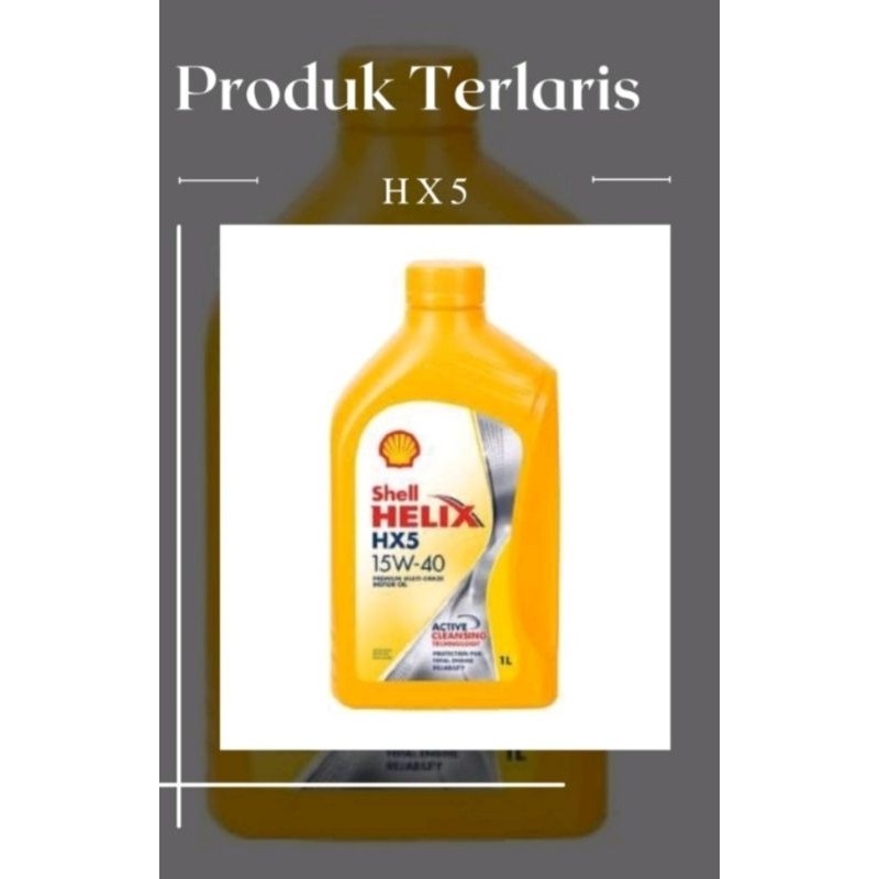 Maylikania Oli Shell Helix Hx5 1Liter Oli Shell Hx 5 1Liter