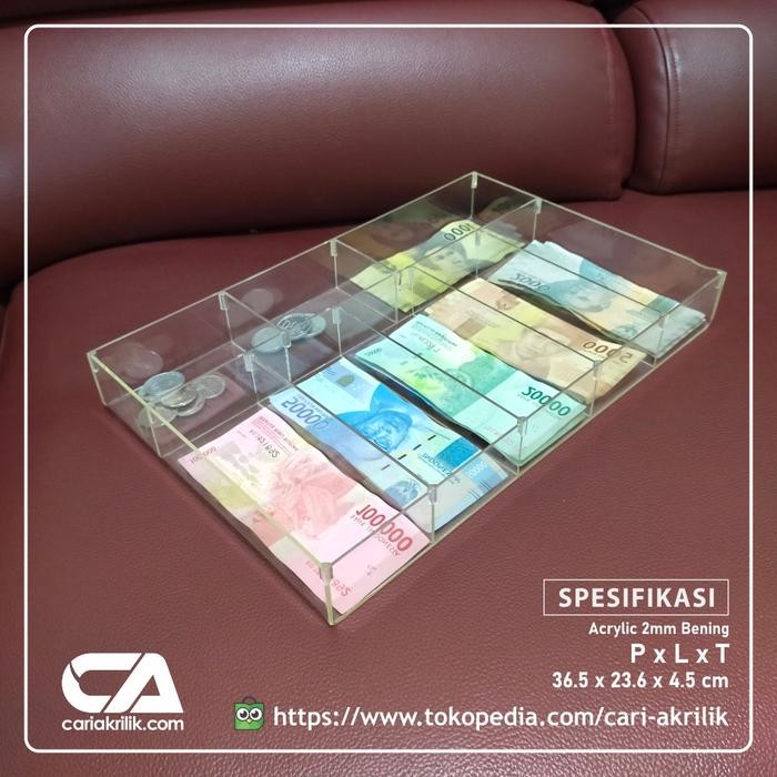Tempat penyimpanan uang / kotak uang / laci uang / tempat duit