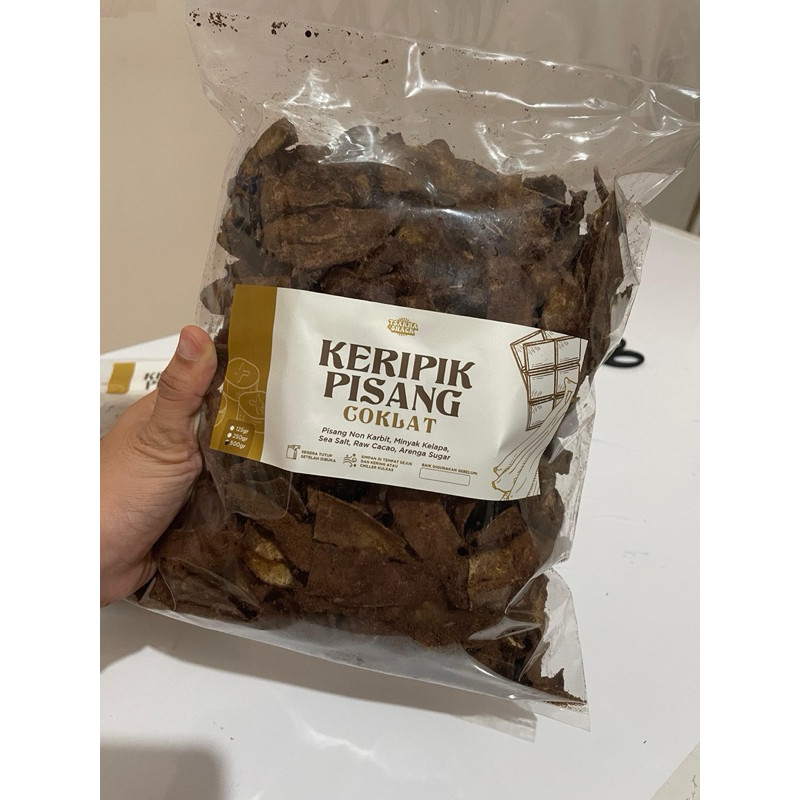 

Olivoliv Snack Tsakha Snack-Keripik Pisang Coklat (Raw Cacao)