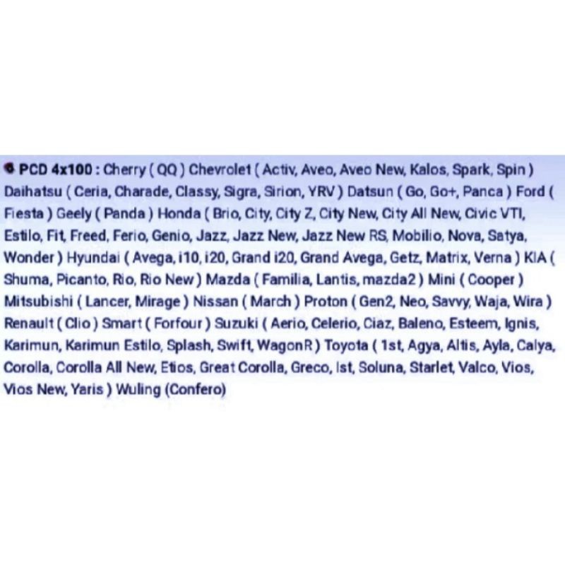 Citra Gardens Velg Copotan Ring 13 Pcd 100