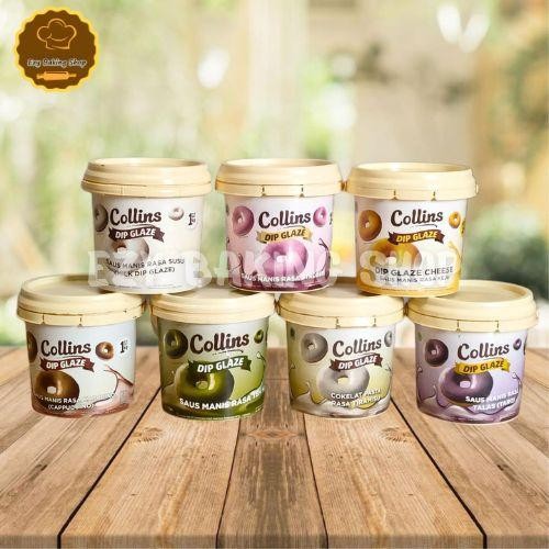 

JTTOP" COLLINS DIP GLAZE 1KG ANEKA RASA - SELAI COKLAT MANIS