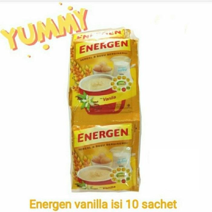 

JTTOP" ENERGEN VANILA CEREAL INSTANT RENCENG ISI 10 SACHET