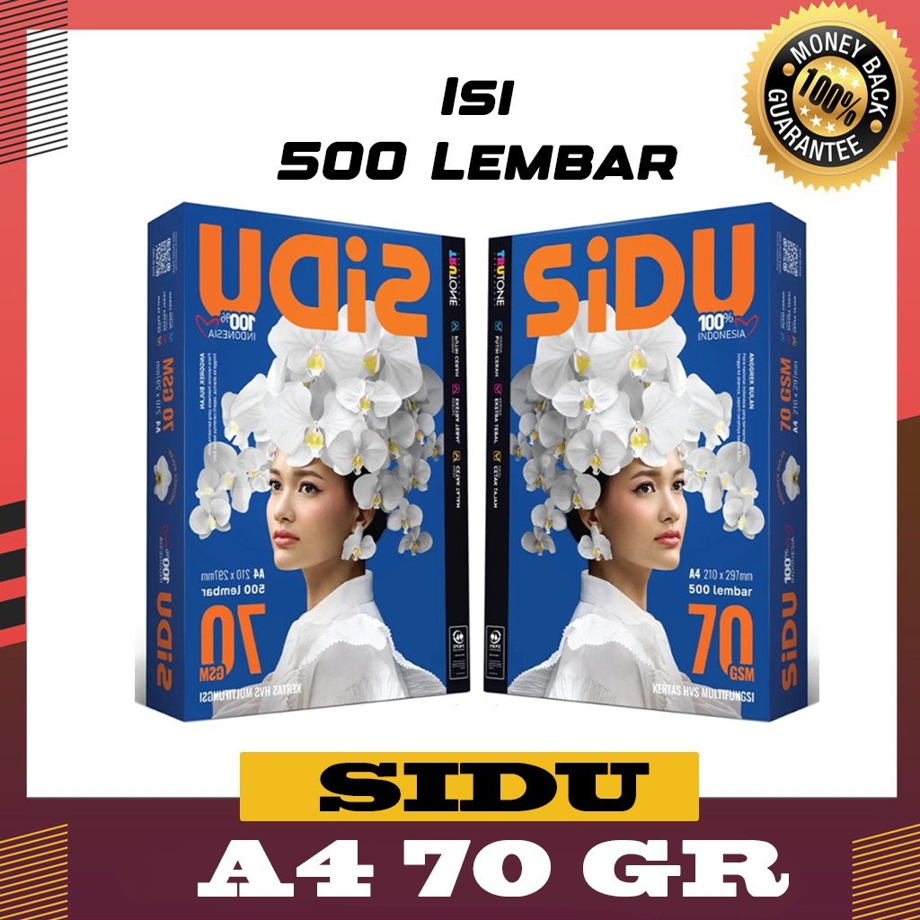 

Kertas HVS A4 70g Sidu KHUSUS INSTAN KURIR