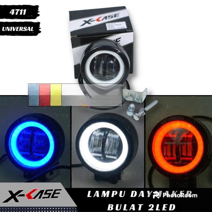 QUALITY LAMPU TEMBAK SOROT BULAT LED CWL 2 MATA LED LENSA 4D 20 WATT
