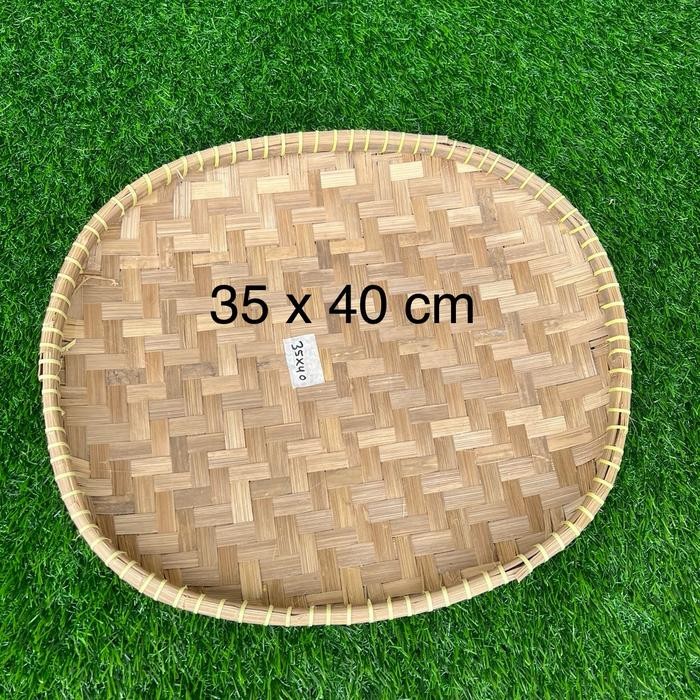 New ` Tampah Bambu Kotak / Nampan Bambu Kotak / Tampah Tumpeng KOTAK