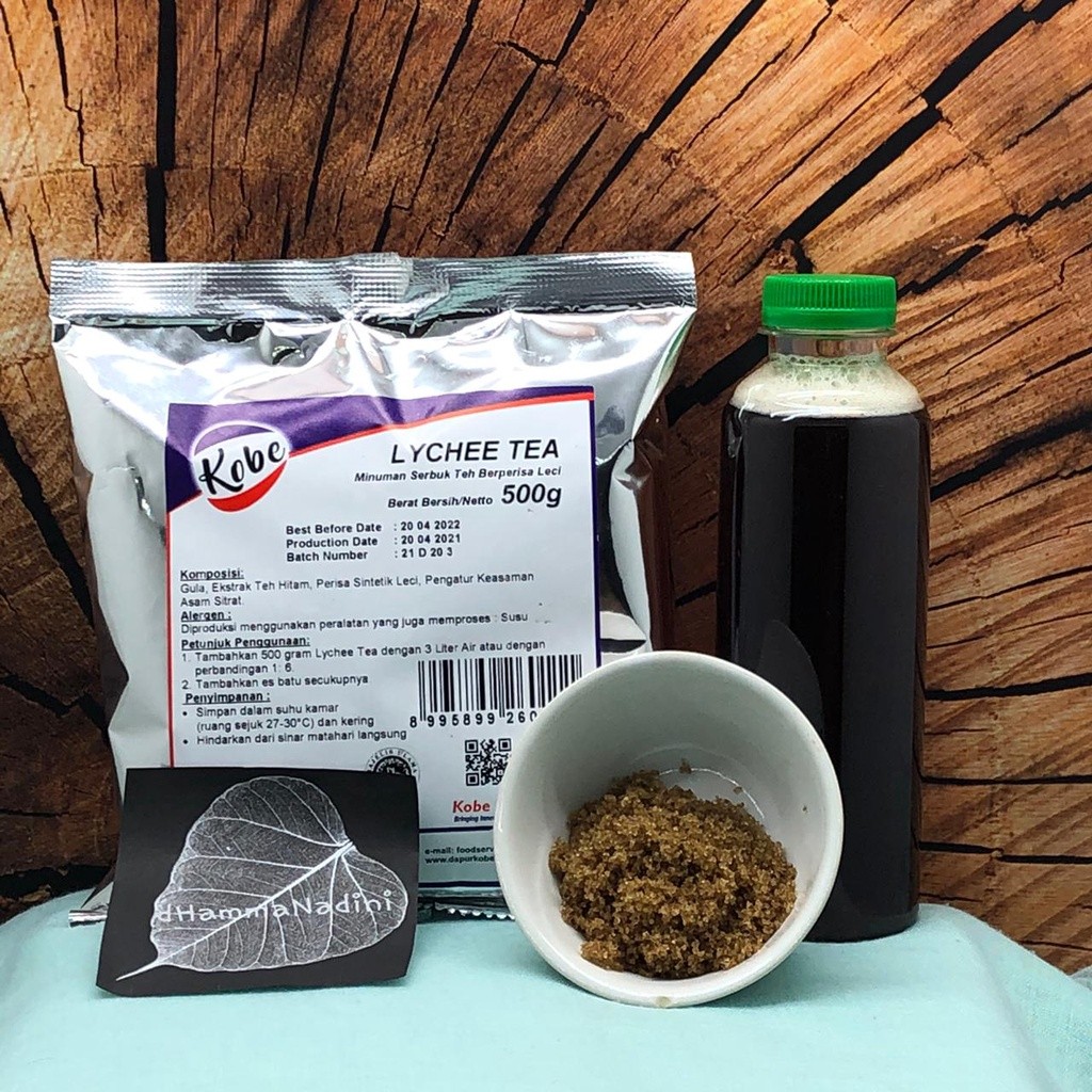 

Lychee Tea kobe 1/2 kg 500 gr / powder serbuk bubuk minuman teh leci