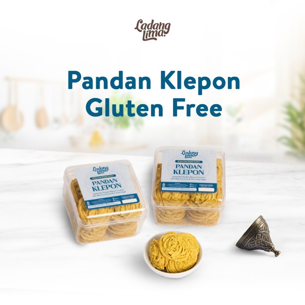 

PANDAN KLEPON GLUTEN FREE - COOKIES KLEPON LADANG LIMA 100% ORIGINAL
