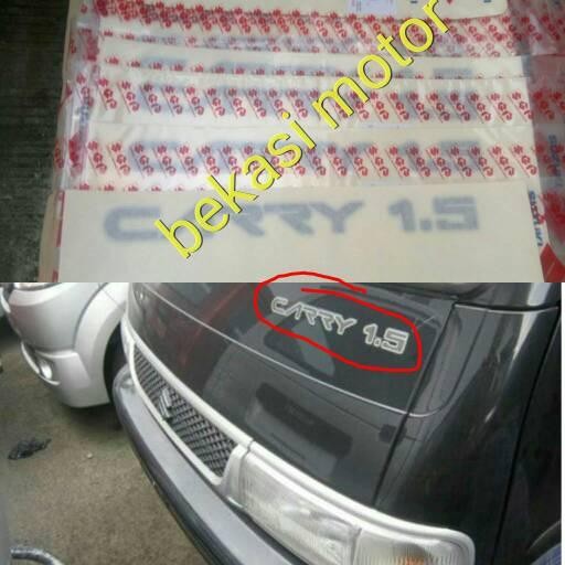 emblem stiker timbul logo CARRY 1.5 original suzuki futura