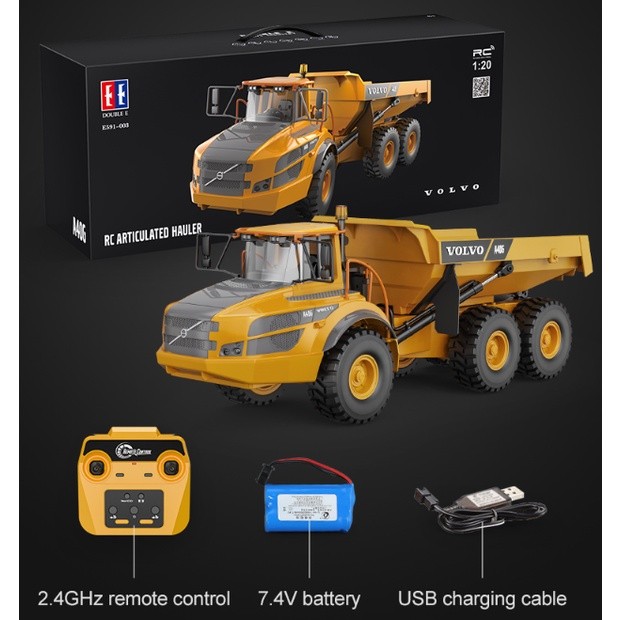 RC Dump Truck Hauler volvo Double E E591 1:20