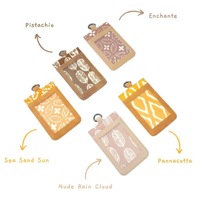 

Nametag ID Card Lanyard Barley Aneka Motif 7