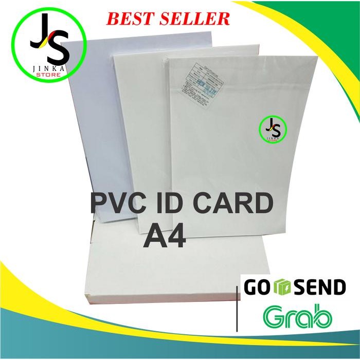 

Kertas Pvc Bahan ID Card Instan A4 isi 5 set (50 id Card)