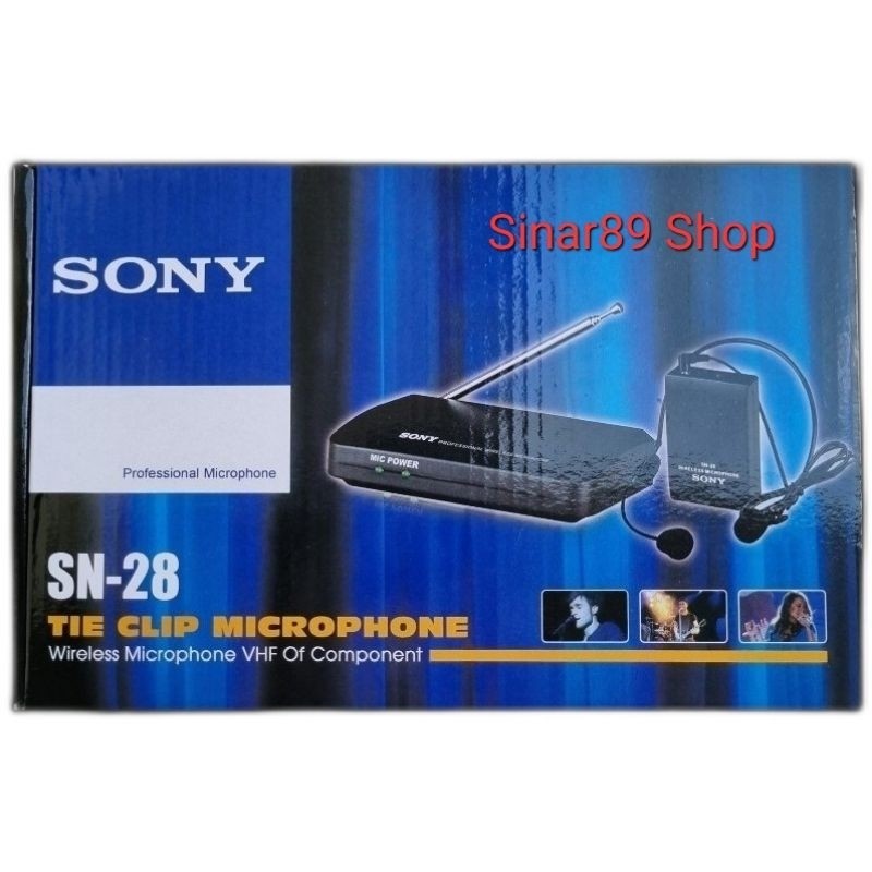 Mic Bando Mic Jepit CLIP ON Wireless Sony SN28