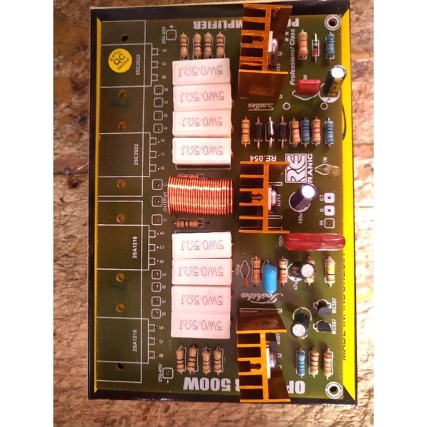 Kit power amplifier open air 500w driver mono ( 247 )