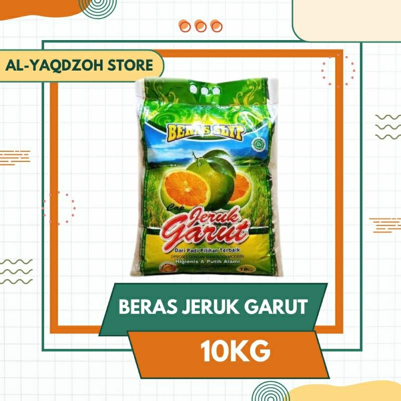 

Beras Slyp Premium Cap Jeruk Garut 10Kg ASLI 100%