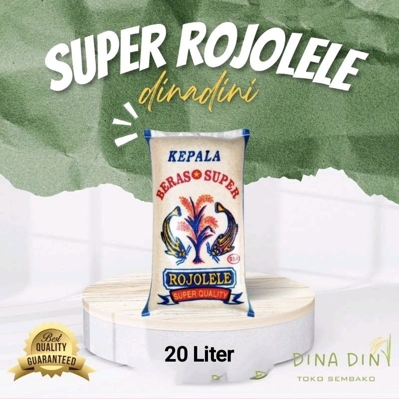 

Beras Rojolele 20L Super Dina Dini Pulen Sedang