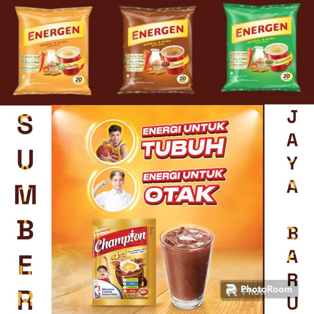 

Energen Sereal & Susu Isi 10 Bks @ 34 g