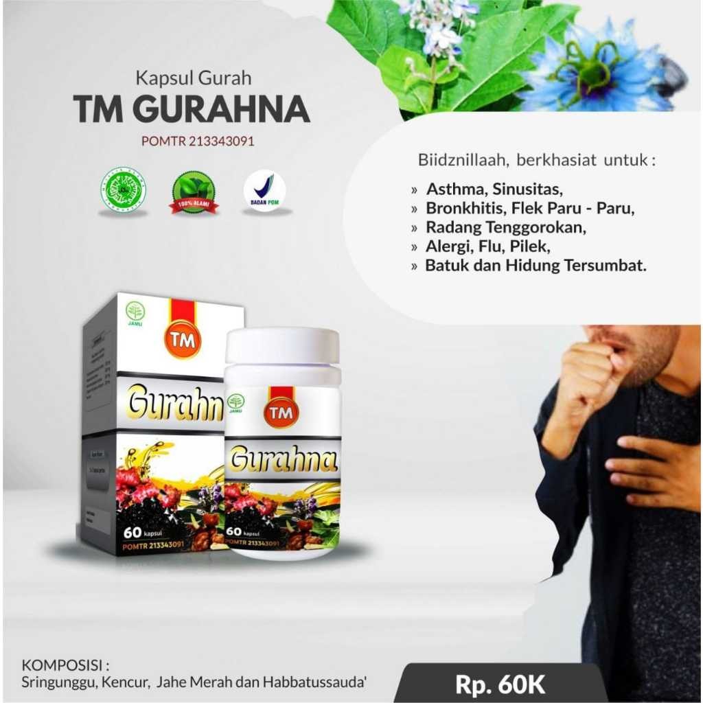 Kapsul Gurahna Tasnim Obat Sinusitis