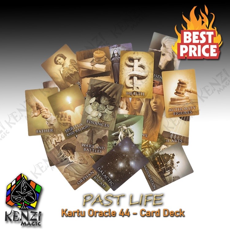 Oracle Past Life Kartu Oracle Cards 44 Cards Tarot