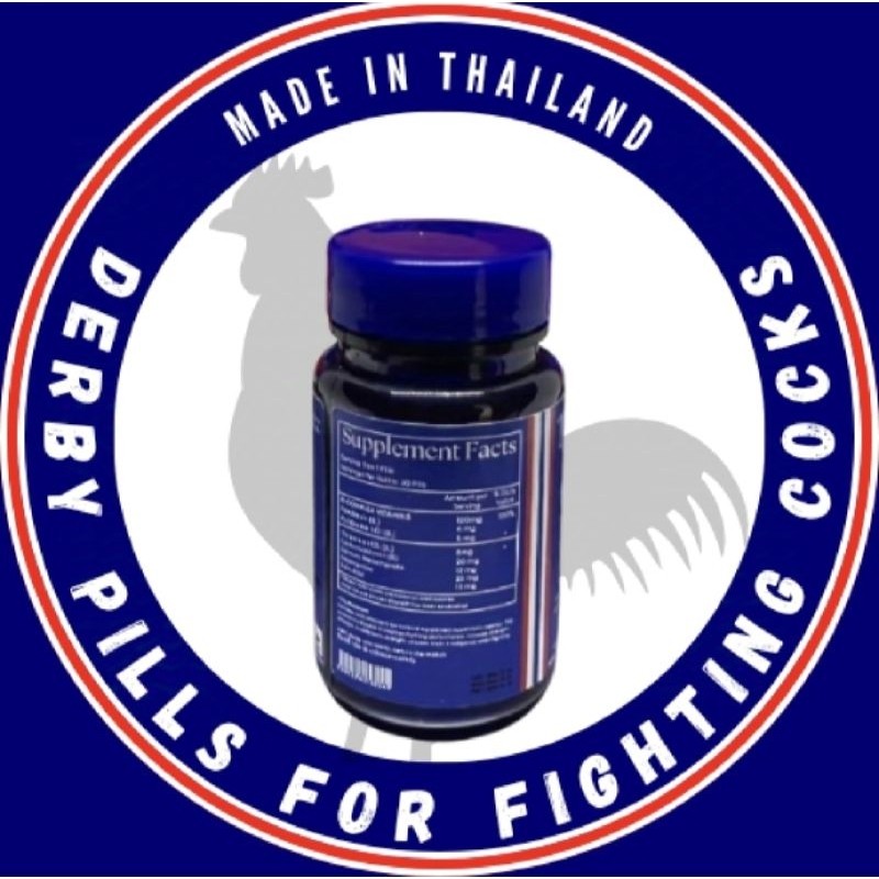 Derby Pills Doping Ayam Aduan Import Thailand Original Obat Ayam, Ayam Laga, Taji Ayam, Ayam Filipin