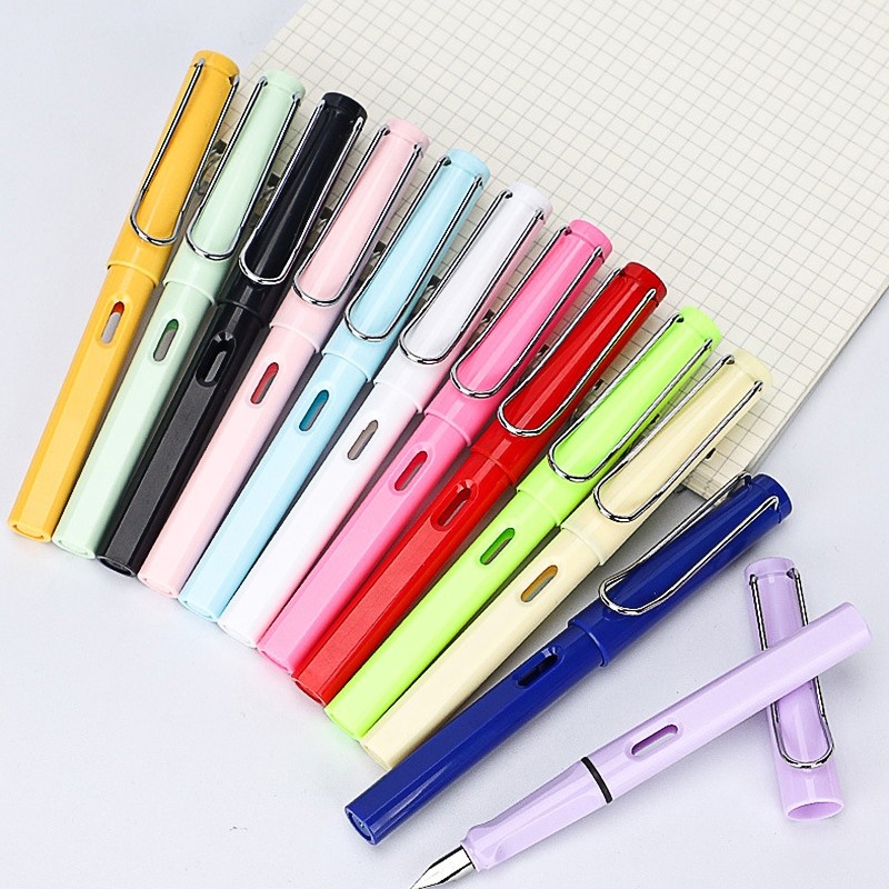 

0.38mm/0.5mm Tips Siswa Siswa Siswa dapat mengganti kantung tinta Just Pena dan Pena Fountain Pens