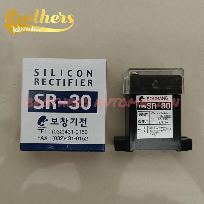Silicon Rectifier Sr-30 Bochang Sr30 Korea