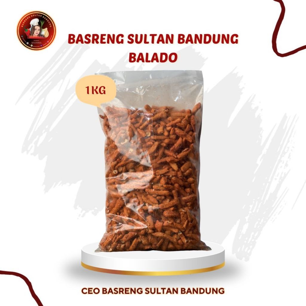 

Basreng Sultan Bandung 1KG Pedas Daun Jeruk