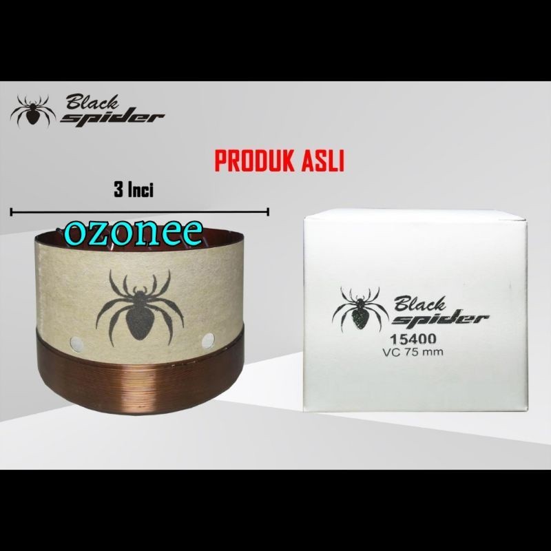 spul speaker voice coil 75mm 3 inch 15400 blackspider original