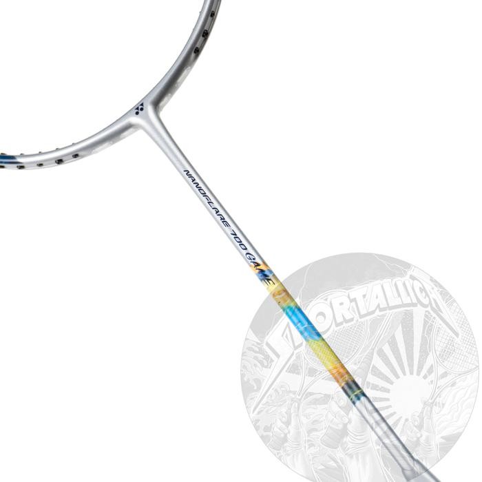 PREMIUM Raket Badminton Yonex Nanoflare 700 Game - Silver Sky Blue