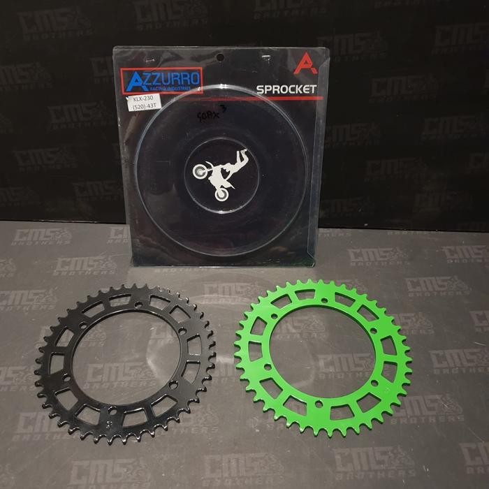 PREMIUM Gear Gir Belakang Azzurro 520 - 43 KLX 230 KLX 250