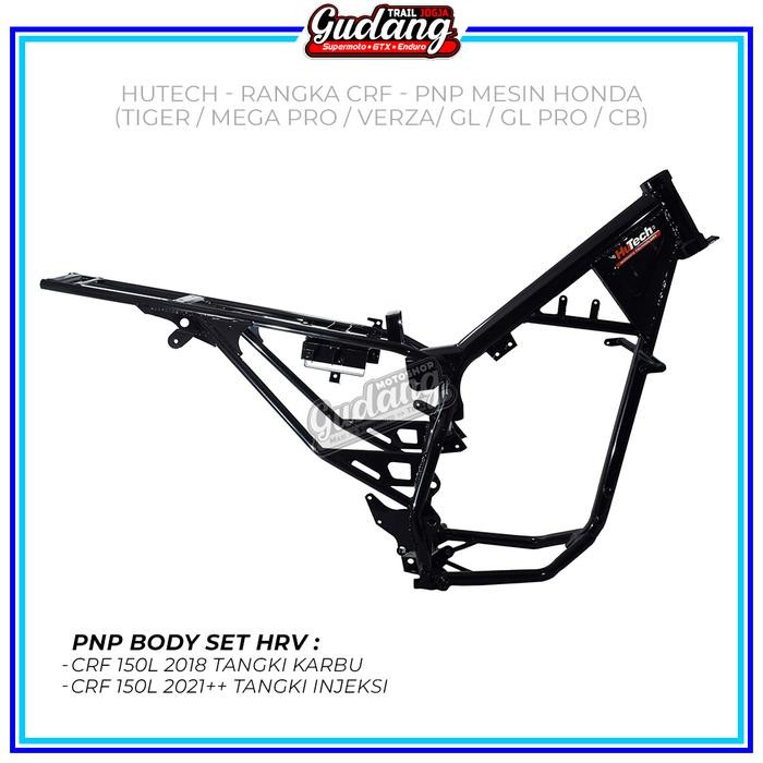 PREMIUM Rangka Frame HUTECH Trail KLX CRF PNP KTM 250 Mesin Ninja 2 TAK Honda