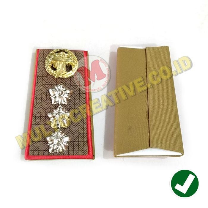 PREMIUM Evolet Tanda Pangkat Camat Evolet Tanda Jabatan Camat Warna Keki