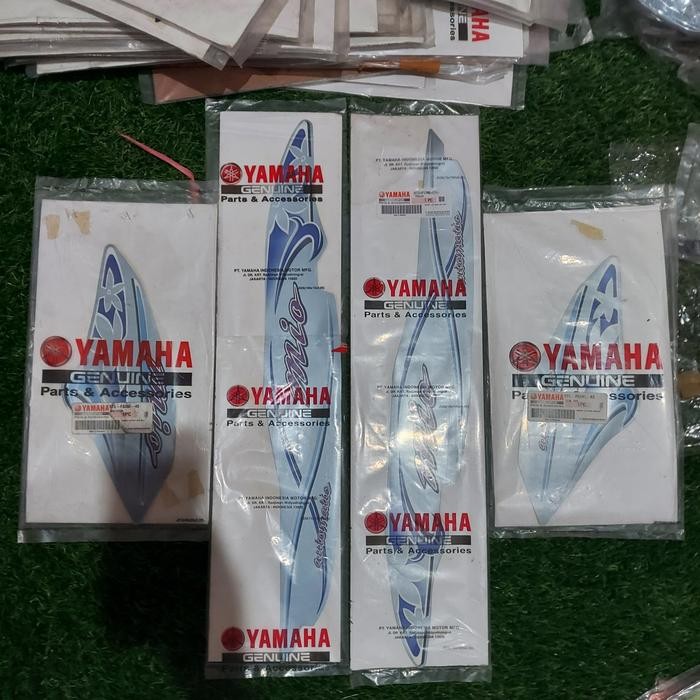 PREMIUM Striping Mio Biru Telor Asin / Telur Asin / Biru Muda Kode 5TL Ori YGP