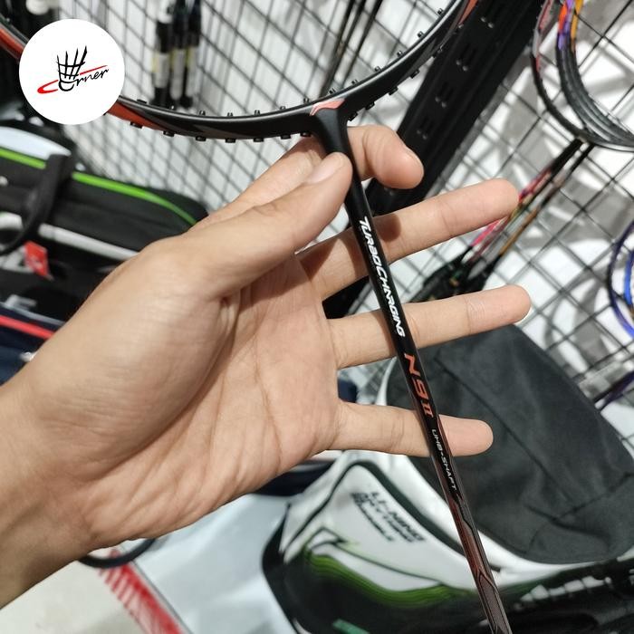 PREMIUM PROMO Raket Badminton Lining Turbo Charging N9II N9 II Black Copper