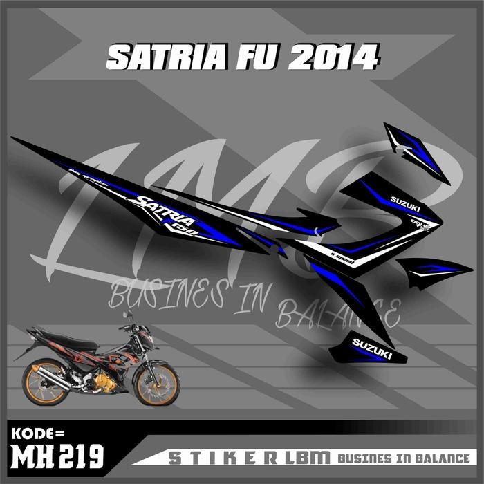 PREMIUM Sticker Striping List Variasi Satria Fu Facelift 2014 - Striping Variasi Satria Fu Facelift