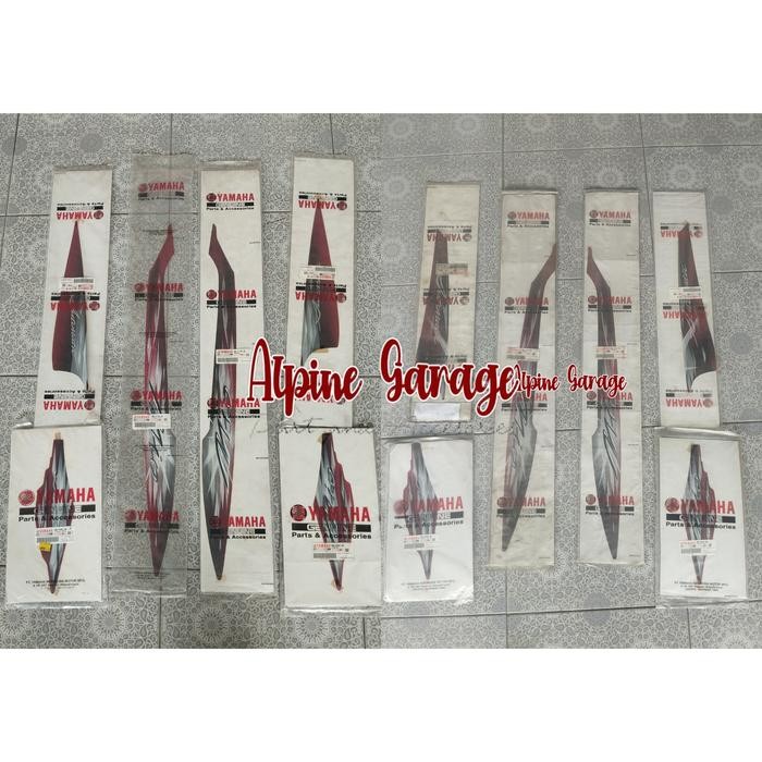 PREMIUM Striping Stiker Graphic Mio Sporty Smile 2009 Merah Original Yamaha