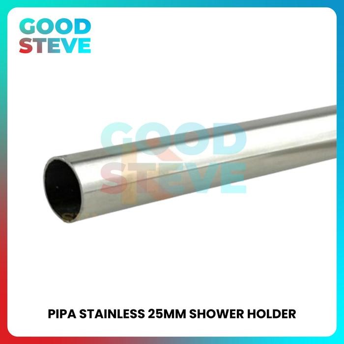Pipa Stainless 25mm Shower Frameless