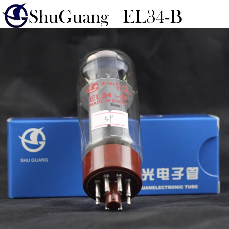Shuguang EL34-B EL34 Vacuum Tube Replace 6CA7 EL34B 6P3P 5881 6550 KT88 EL34M EL34 Tube Amplifier Ki