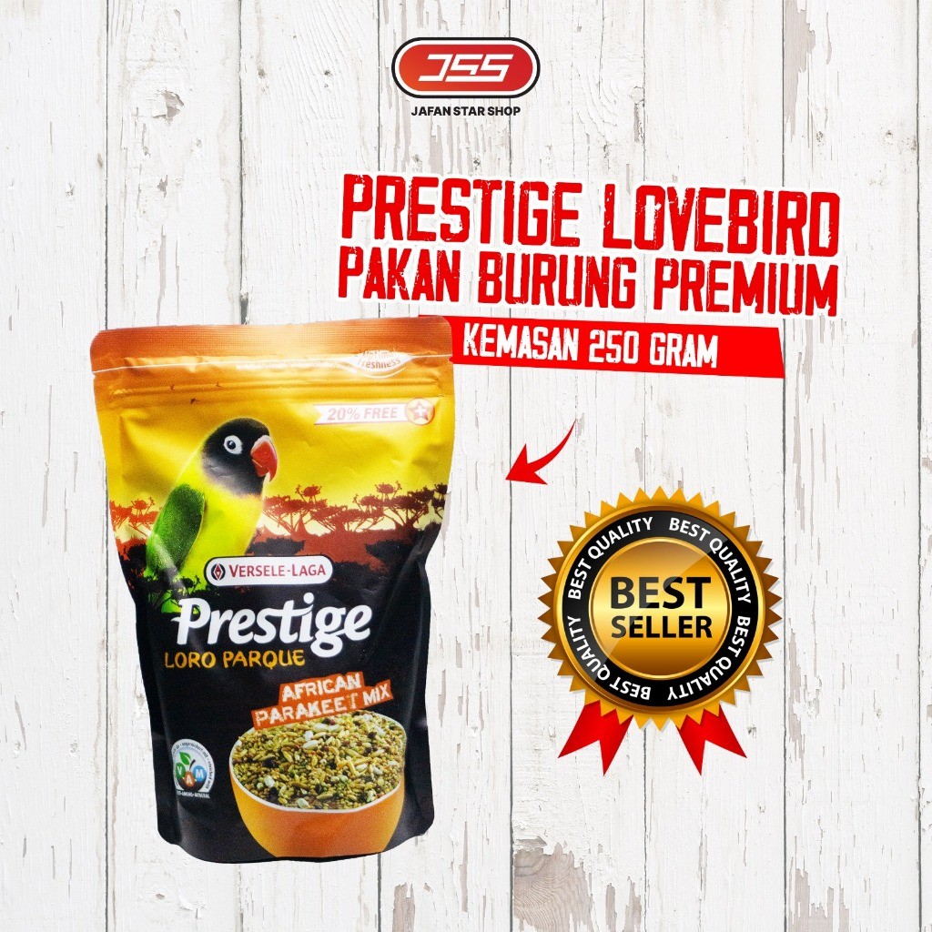 Prestige Lovebird & Prestige Canary Pakan Burung Premium