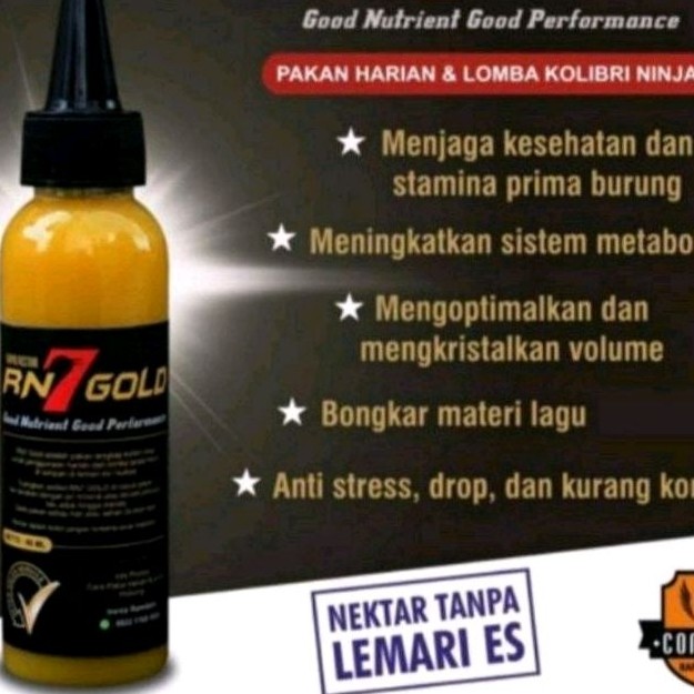 RN7 gold rapid nektar seven gold nektar rn7