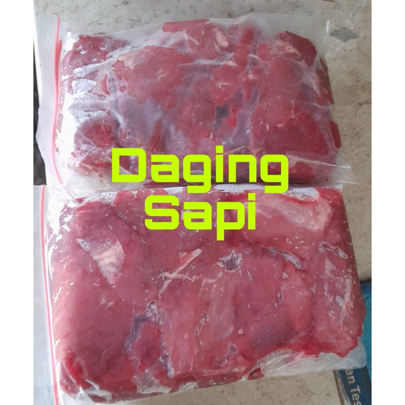 RAW FOOD KUCING-ANJING 1KG FULL DAGING SAPI PREMIUM