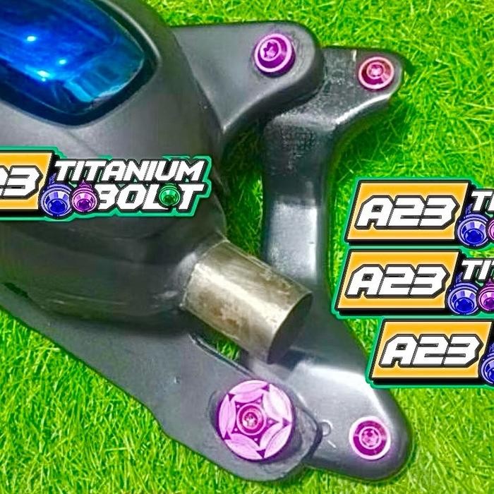 Baut titanium knalpot&arm mio (5pcs)