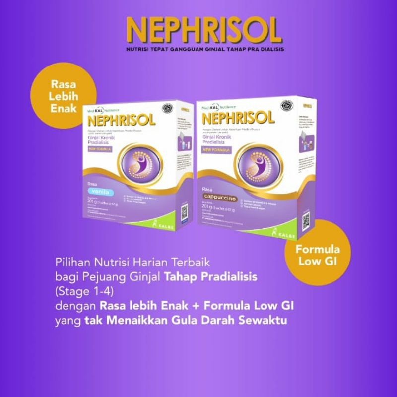 

Nephrisol Susu Bebas Laktosa Rendah Protein
