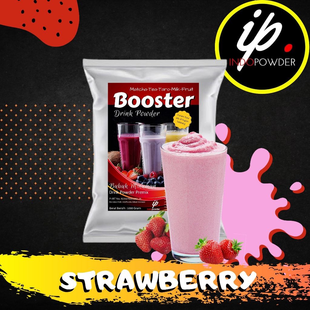 

Bubuk Minuman STRAWBERRY 1Kg l Bubuk STRAWBERRY 1Kg l STRAWBERRY Powder 1Kg