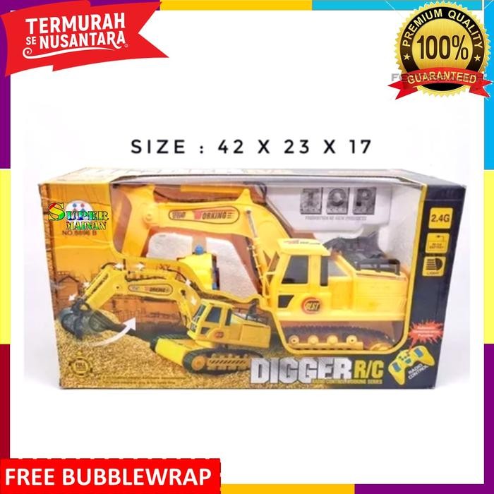 Mainan Rc Excavator Remote Control Rc Eskavator Mobil Bego Beko Remot