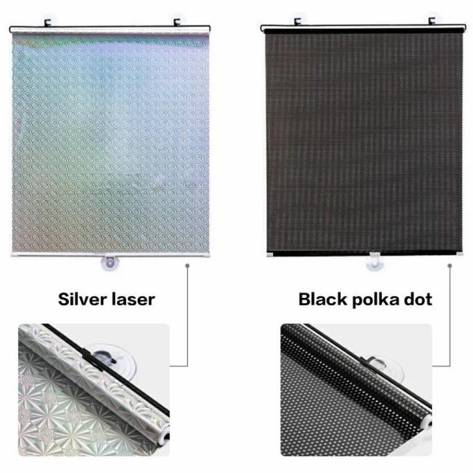 Murah Hordeng Tirai Jendela Gulung Tempel Kaca Pelindung Panas Roll