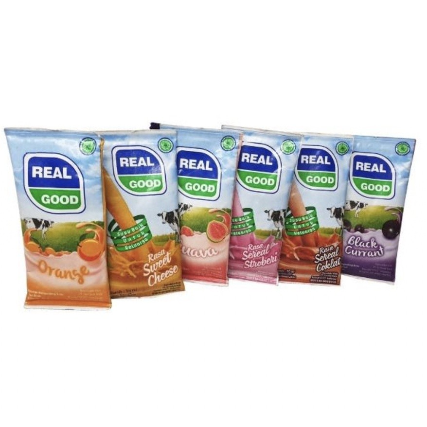 

[GROSIR!!] Susu Real Good 1 Dus Isi 60 Pcs - Grosir Susu Bantal Nikmat Enak Diskon